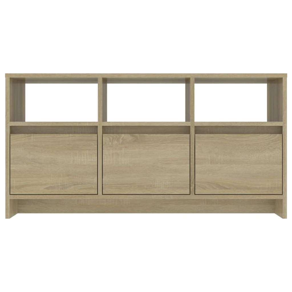 tv-bord 102x37,5x52,5 cm konstrueret træ sonoma-eg