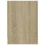 tv-bord 146,5x35x50 cm konstrueret træ sonoma-eg