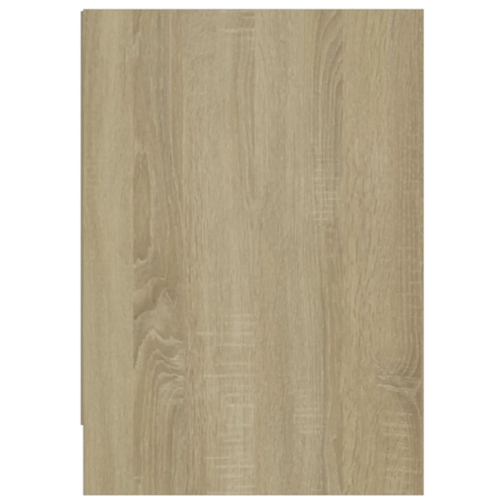 tv-bord 146,5x35x50 cm konstrueret træ sonoma-eg