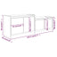 tv-bord 146,5x35x50 cm konstrueret træ sonoma-eg