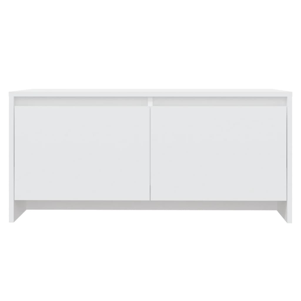 sofabord 90x50x41,5 cm konstrueret træ hvid