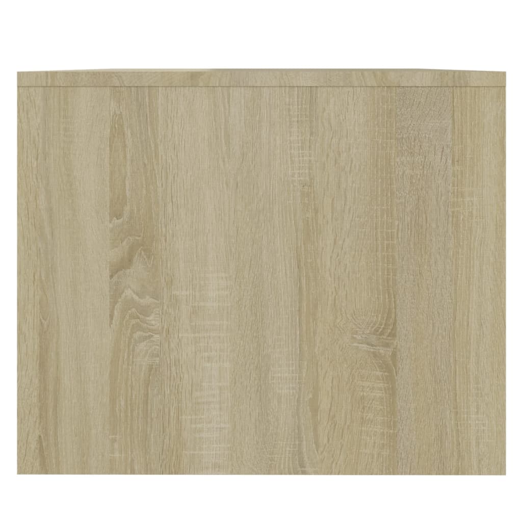sofabord 90x50x41,5 cm konstrueret træ sonoma-eg