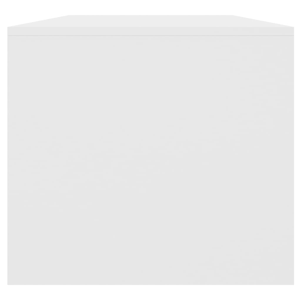 sofabord 102x50x45 cm konstrueret træ hvid