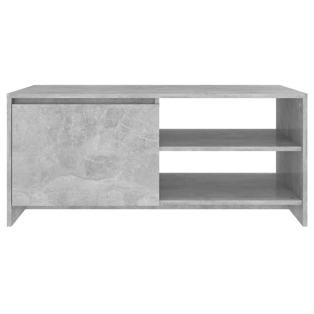sofabord 102x50x45 cm konstrueret træ betongrå