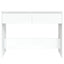 konsolbord 100x35x76,5 cm konstrueret træ hvid