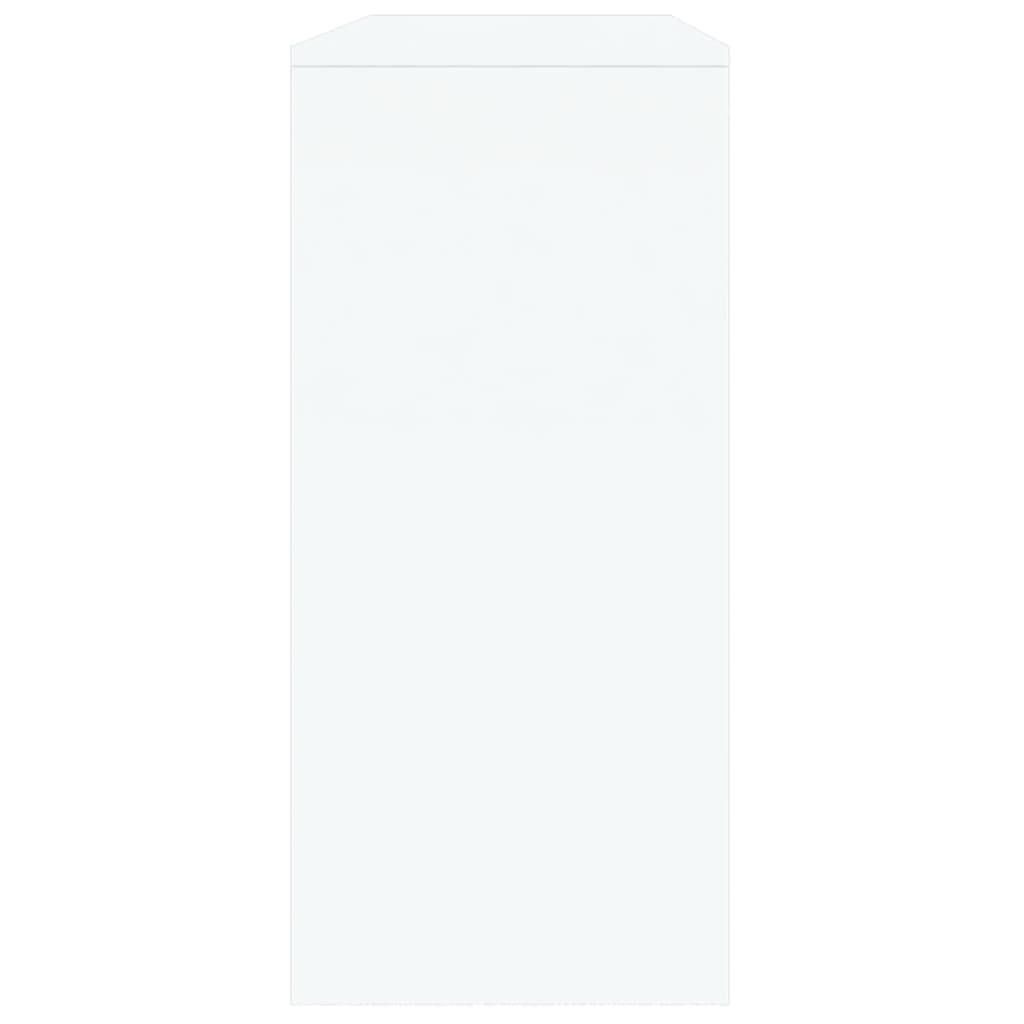 konsolbord 100x35x76,5 cm konstrueret træ hvid