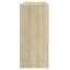 konsolbord 100x35x76,5 cm konstrueret træ sonoma-eg