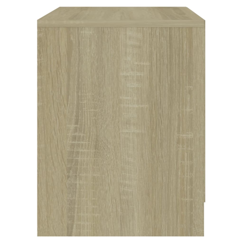 sengebord 45x34,5x44,5 cm konstrueret træ sonoma-eg