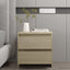 sengebord 45x34,5x44,5 cm konstrueret træ sonoma-eg