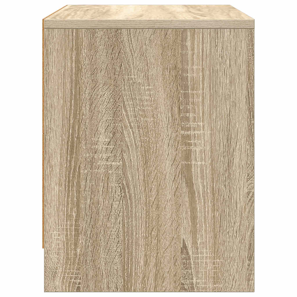 sengebord 45x34x44,5 cm konstrueret træ sonoma-eg