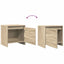 sengebord 45x34x44,5 cm konstrueret træ sonoma-eg