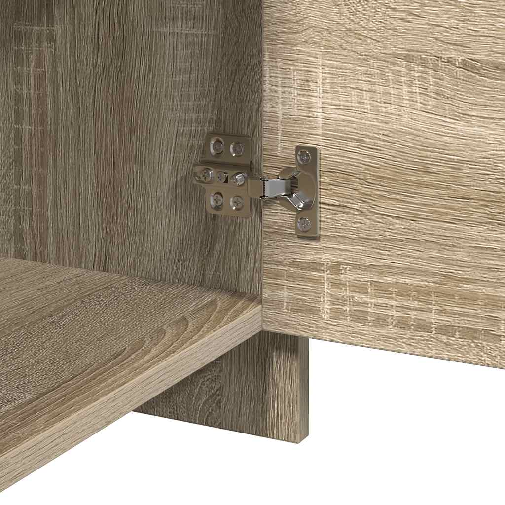 sengebord 45x34x44,5 cm konstrueret træ sonoma-eg