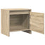 sengeborde 2 stk. 45x34x44,5 cm konstrueret træ sonoma-eg