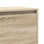 sengeborde 2 stk. 45x34x44,5 cm konstrueret træ sonoma-eg