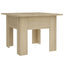 sofabord 55x55x42 cm konstrueret træ sonoma-eg
