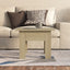 sofabord 55x55x42 cm konstrueret træ sonoma-eg