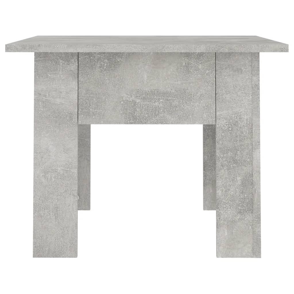 sofabord 55x55x42 cm konstrueret træ betongrå