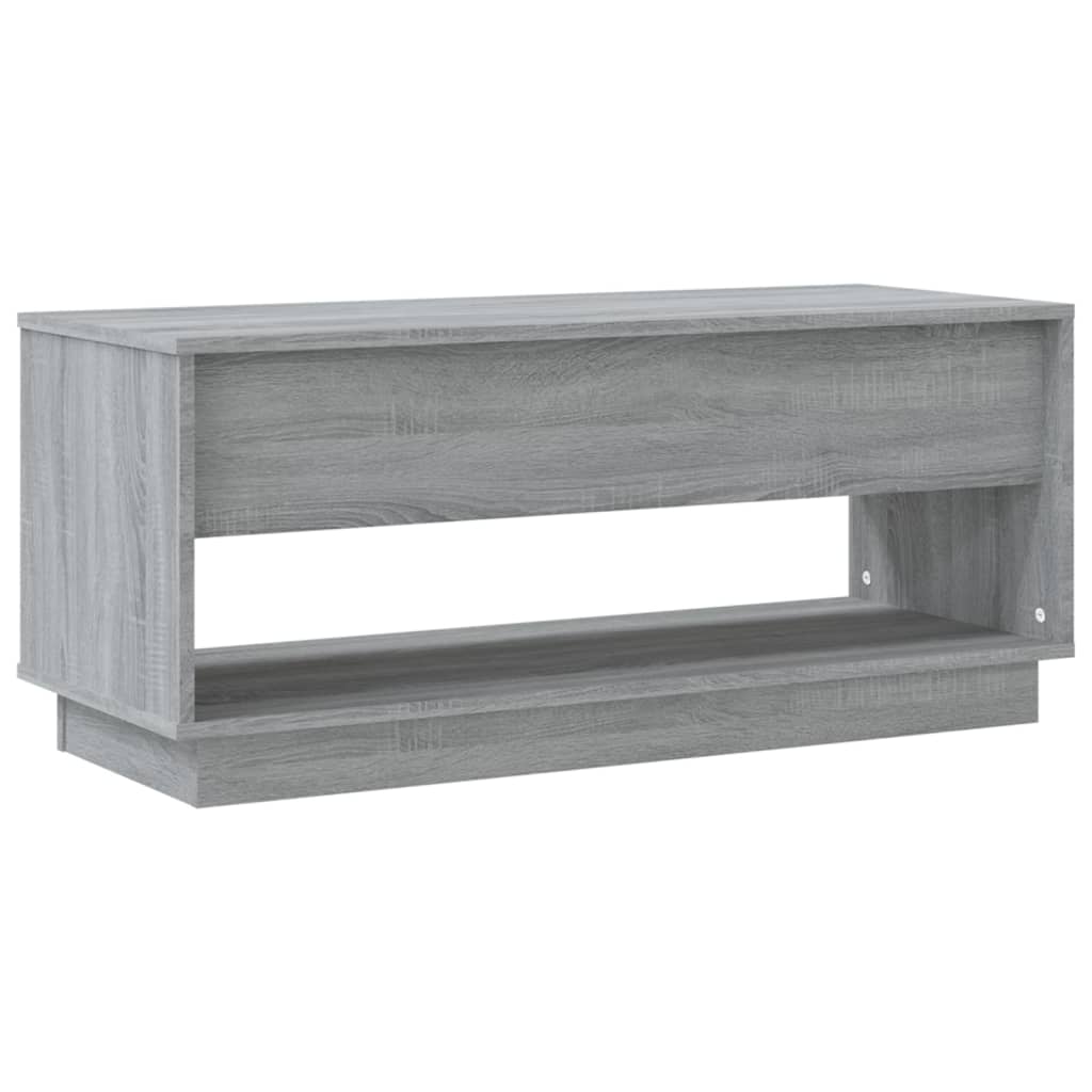 tv-bord 102x41x44 cm konstrueret træ grå sonoma-eg