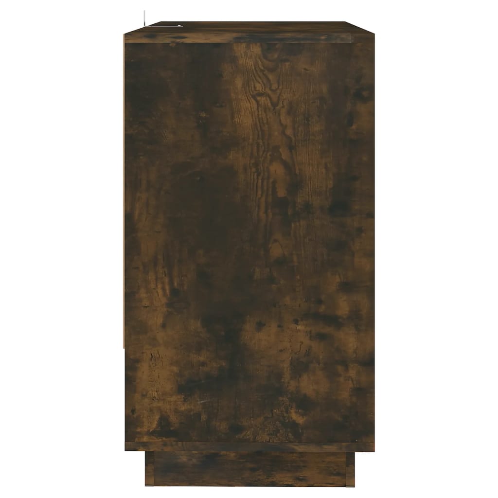 skænk 70x41x75 cm konstrueret træ røget egetræsfarve