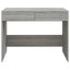 skrivebord 101x50x76,5 cm konstrueret træ grå sonoma-eg