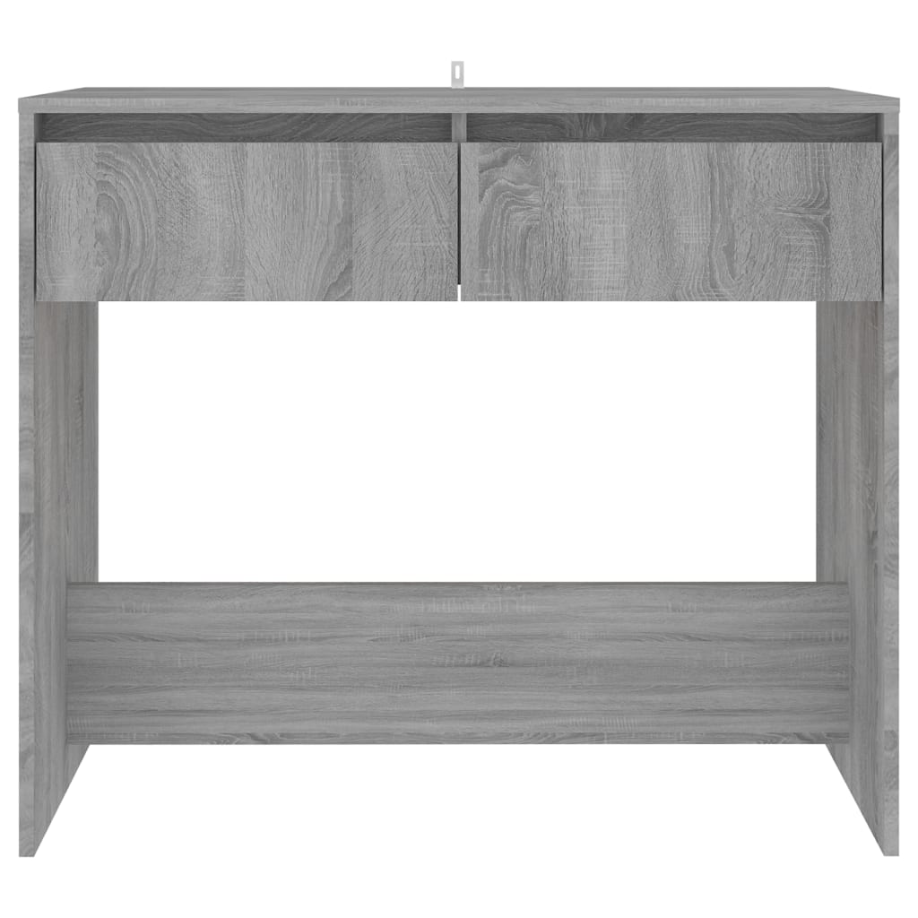 konsolbord 89x41x76,5 cm konstrueret træ grå sonoma-eg