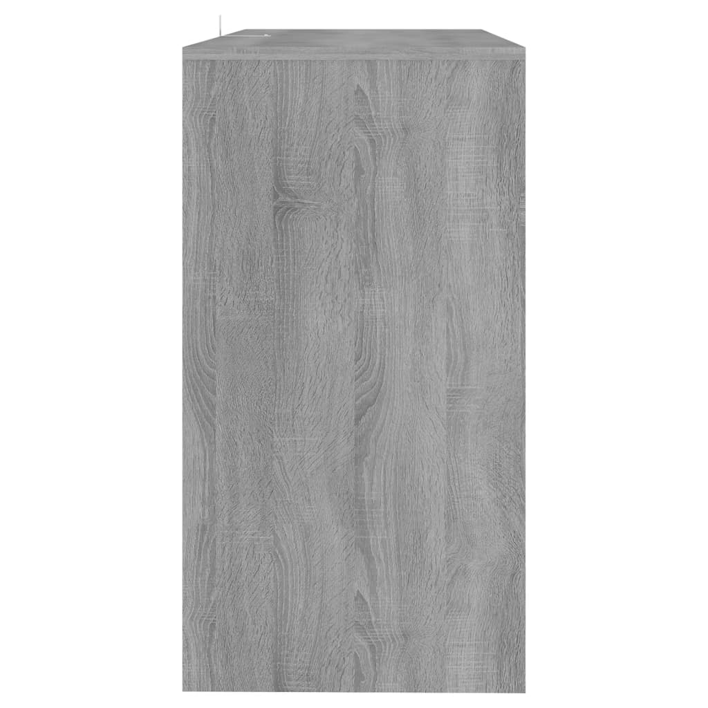 konsolbord 89x41x76,5 cm konstrueret træ grå sonoma-eg