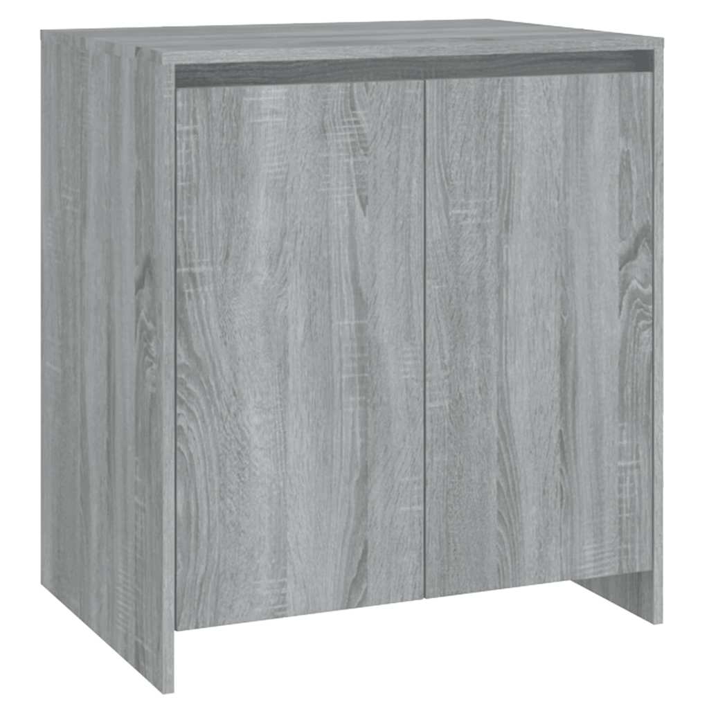 skænk 70x41x75 cm konstrueret træ grå sonoma-eg