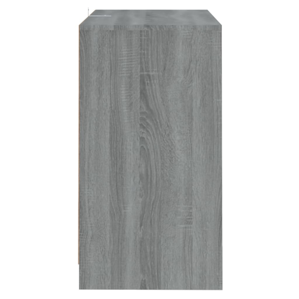 skænk 70x41x75 cm konstrueret træ grå sonoma-eg