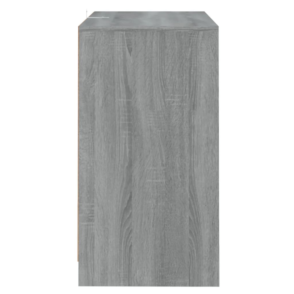 skænk 70x41x75 cm konstrueret træ grå sonoma-eg
