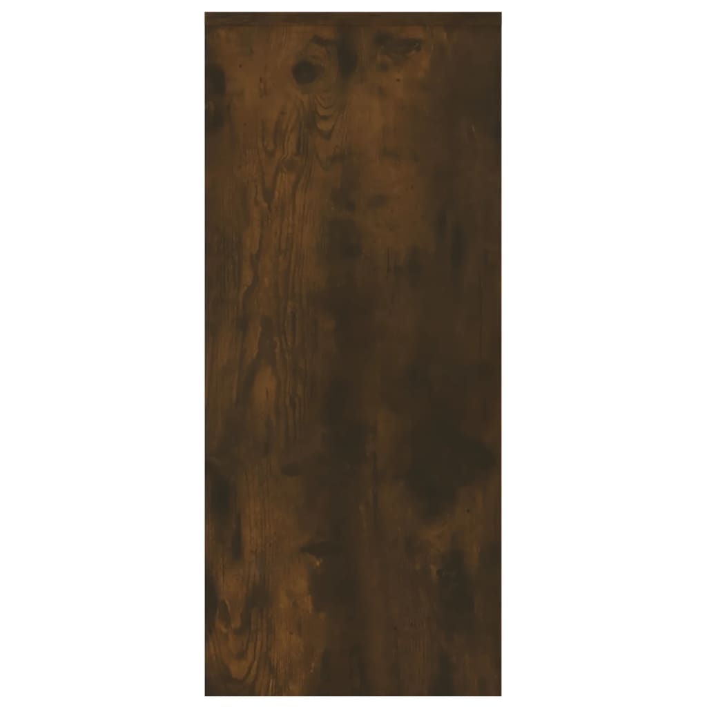 skænk 102x33x75 cm konstrueret træ røget egetræsfarve