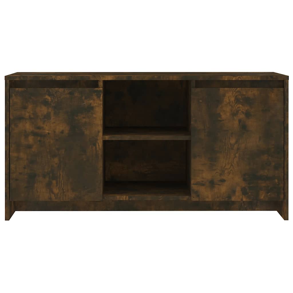 tv-bord 102x37,5x52,5 cm konstrueret træ røget egetræsfarve