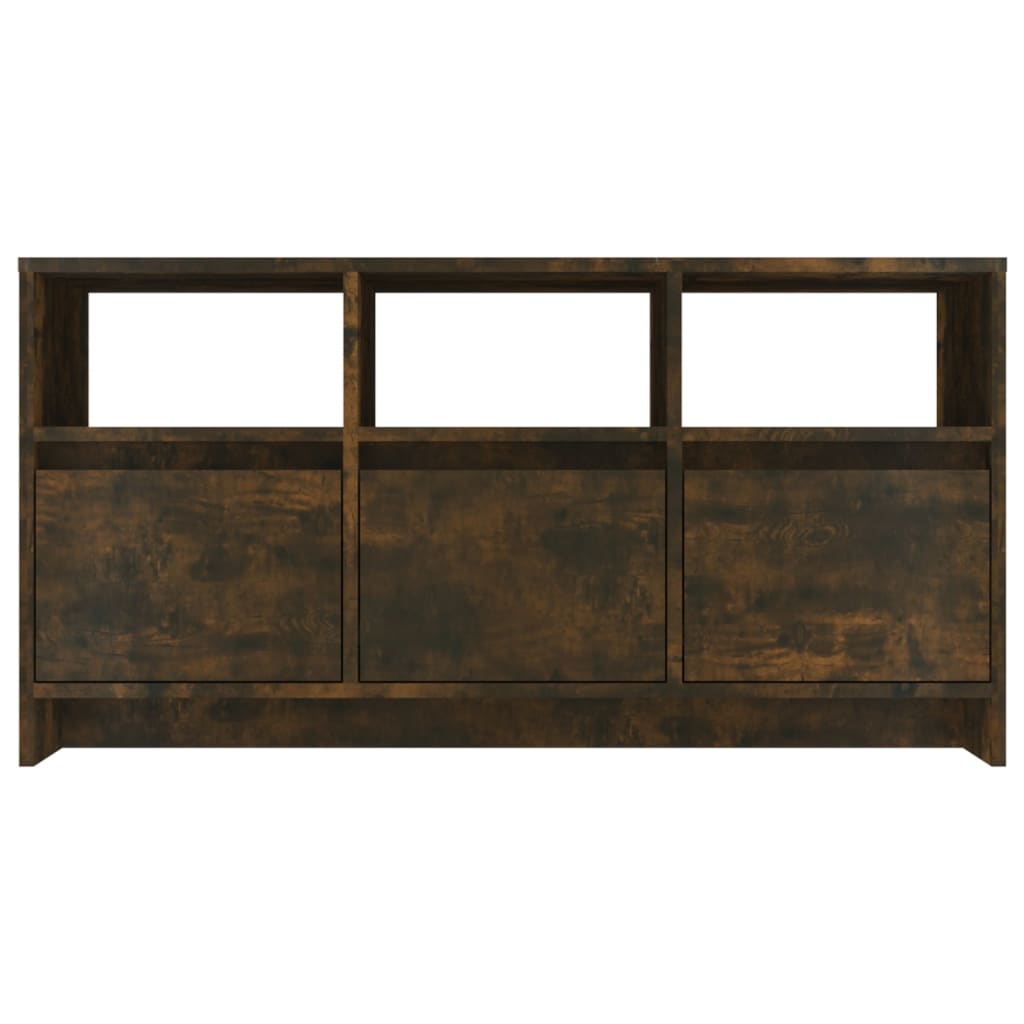 tv-bord 102x37,5x52,5 cm konstrueret træ røget egetræsfarve