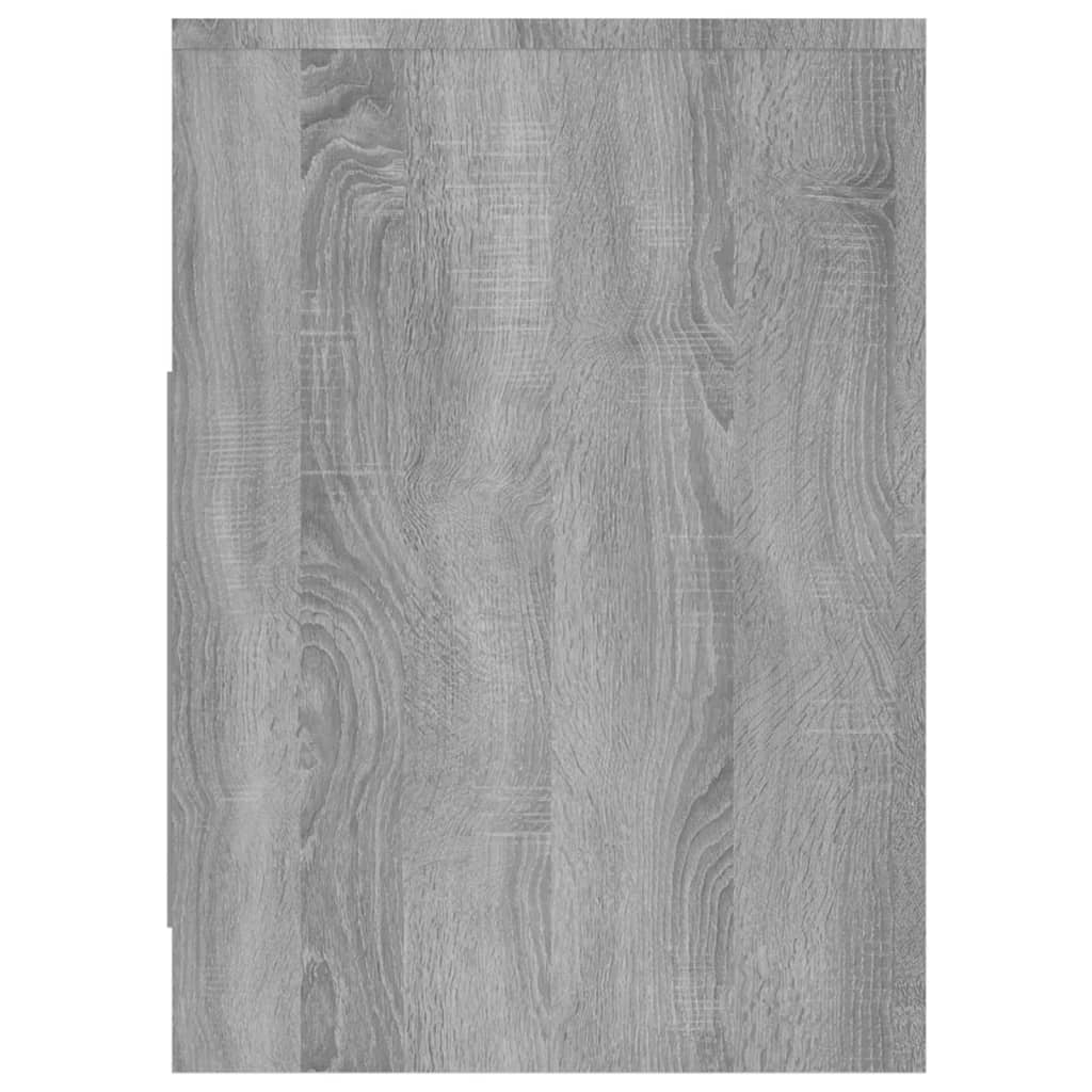 tv-bord 102x37,5x52,5 cm konstrueret træ grå sonoma-eg