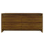 sofabord 90x50x41,5 cm konstrueret træ brun egetræsfarve