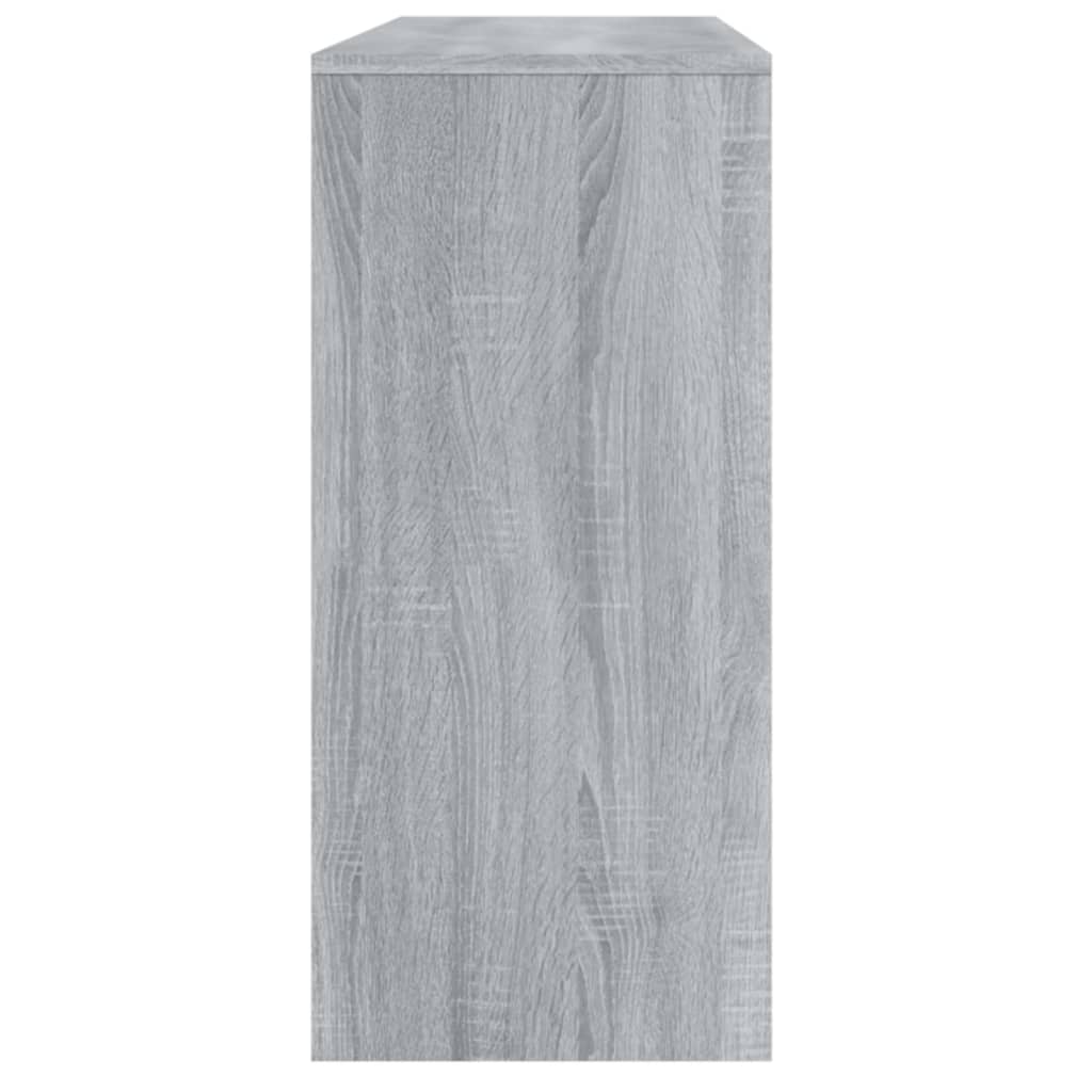 konsolbord 100x35x76,5 cm konstrueret træ grå sonoma-eg