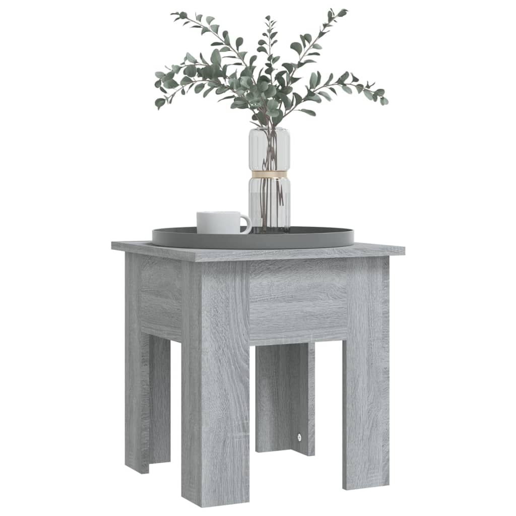 sofabord 40x40x42 cm konstrueret træ sonoma-eg