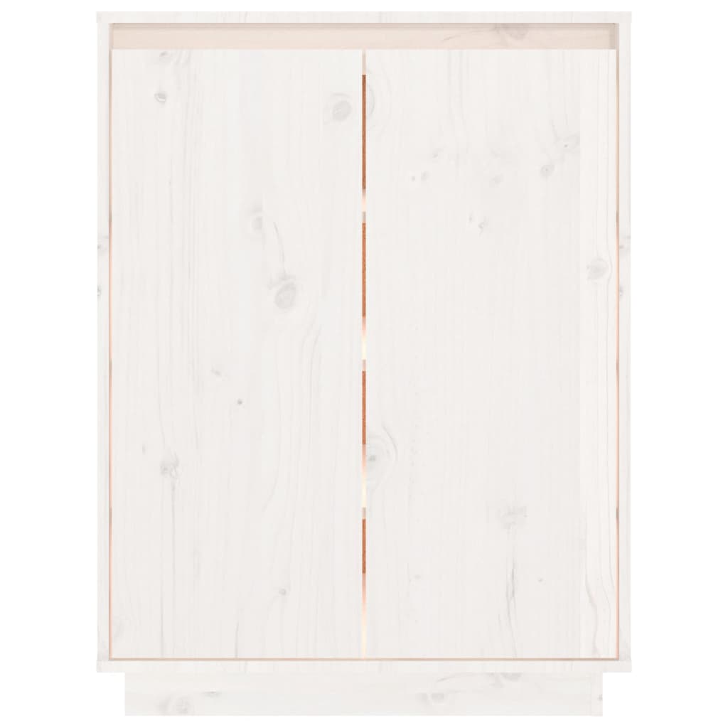 skoreol 60x35x80 cm massivt fyrretræ hvid