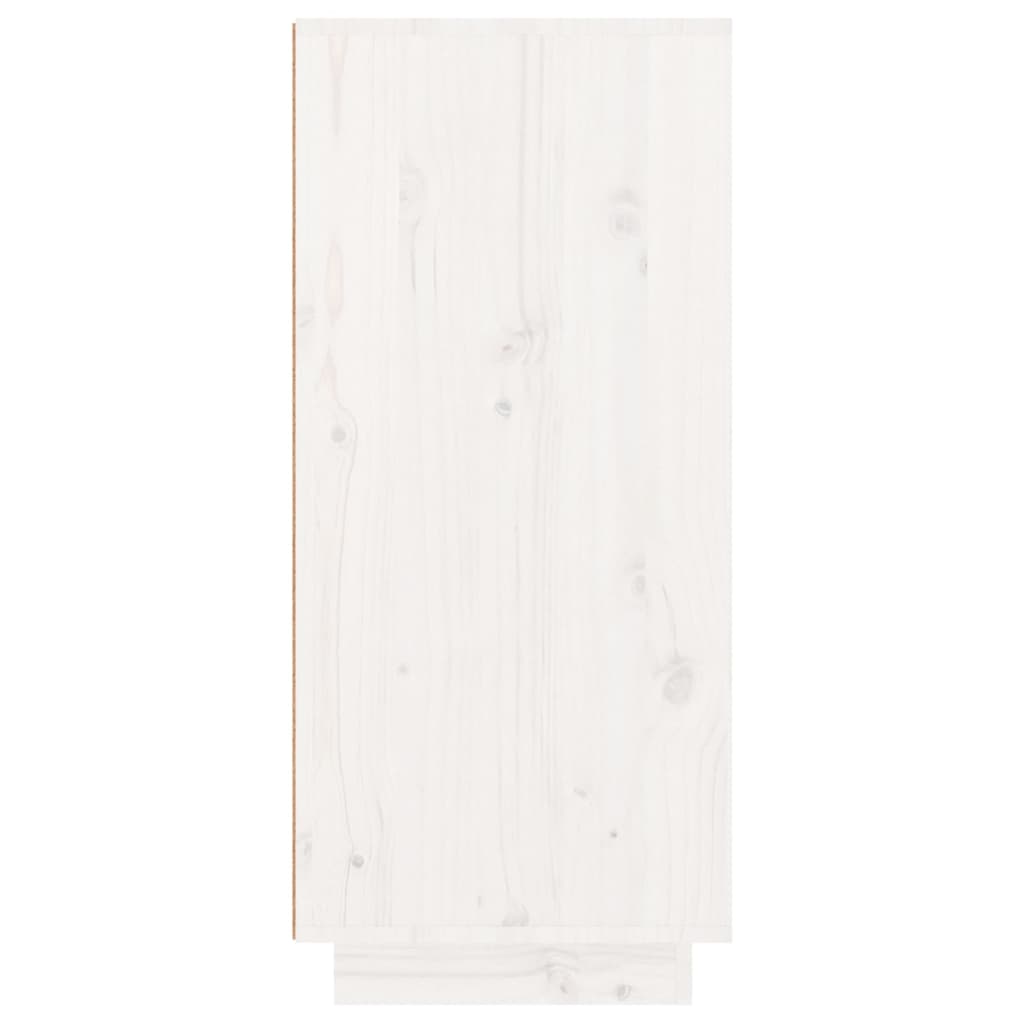 skoreol 60x35x80 cm massivt fyrretræ hvid