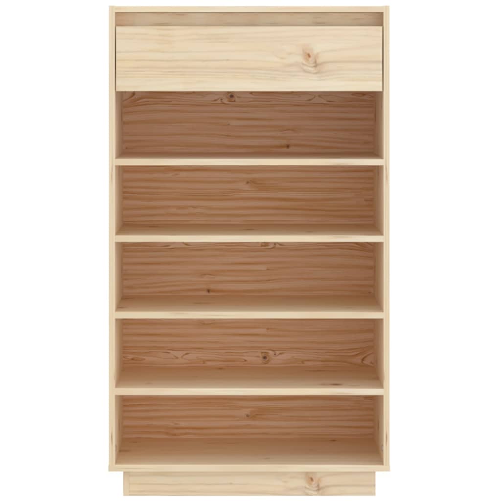 skoreol 60x34x105 cm massivt fyrretræ