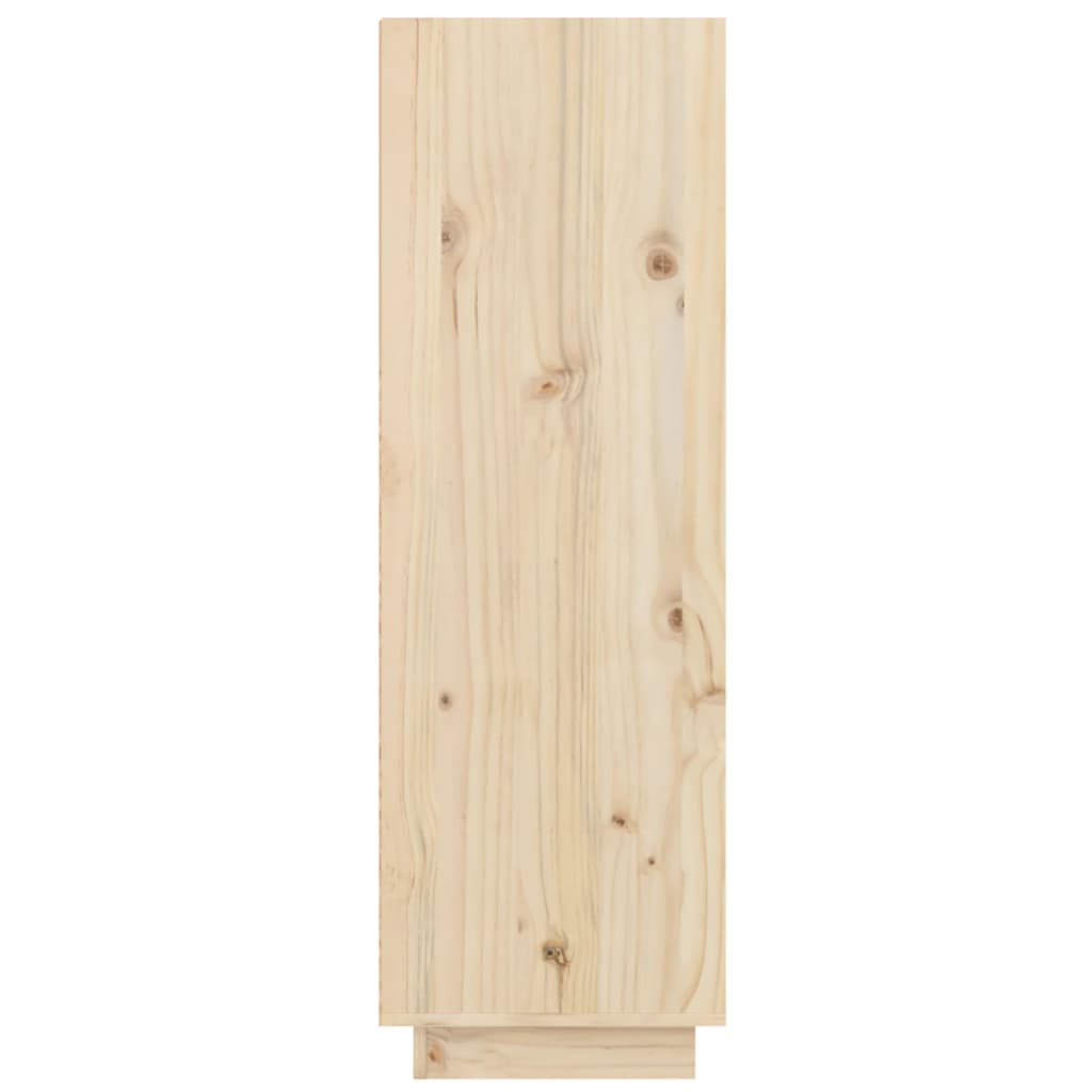 skoreol 60x34x105 cm massivt fyrretræ