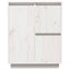 skænk 60x34x75 cm massivt fyrretræ hvid