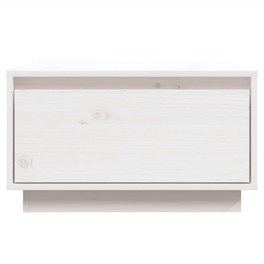 sofabord 55x56x32 cm massivt fyrretræ hvid