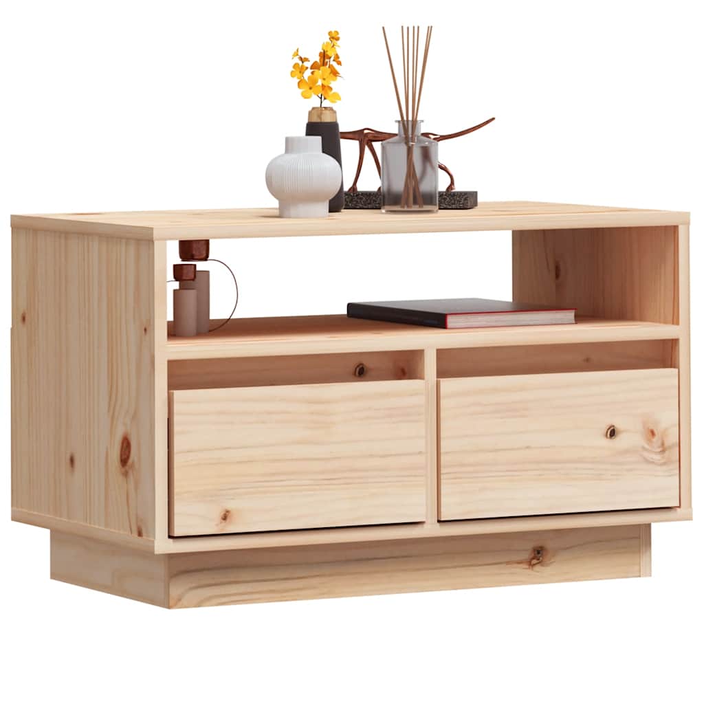 tv-bord 60x35x37 cm massivt fyrretræ