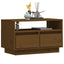 tv-bord 60x35x37 cm massivt fyrretræ gyldenbrun