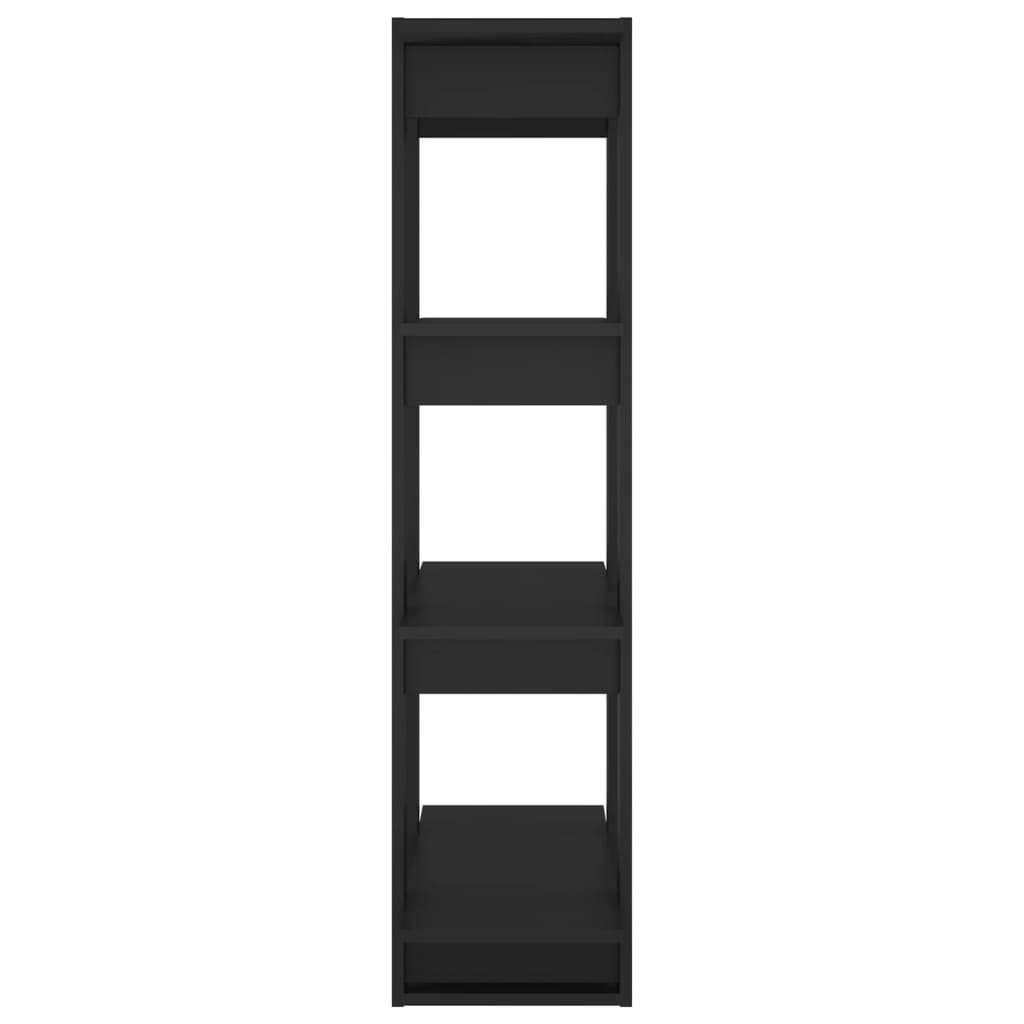 bogreol/rumdeler 80x30x123,5 cm sort