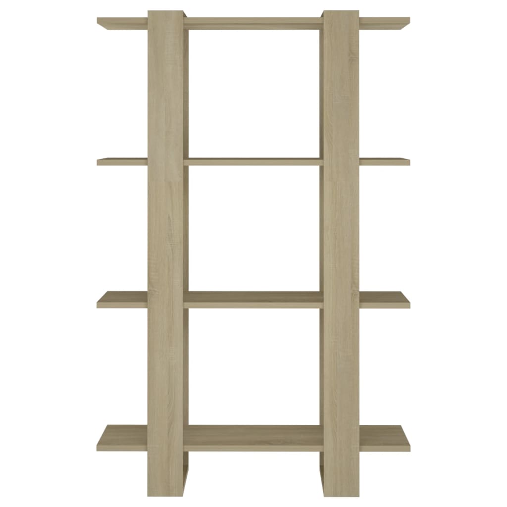 bogreol/rumdeler 80x30x123,5 cm sonoma-eg