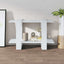 bogreol/rumdeler 80x30x51 cm hvid