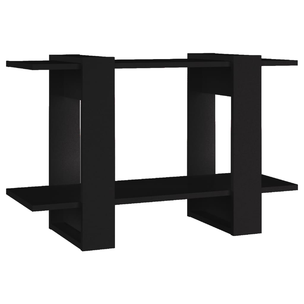 bogreol/rumdeler 80x30x51 cm sort