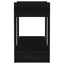 bogreol/rumdeler 80x30x51 cm sort