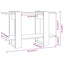bogreol/rumdeler 80x30x51 cm sort